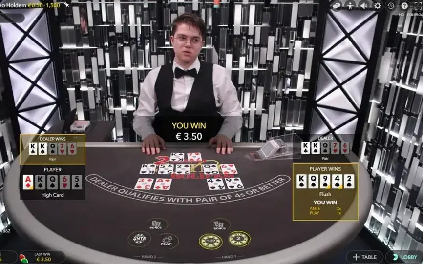 Carte Casino Hold’em live