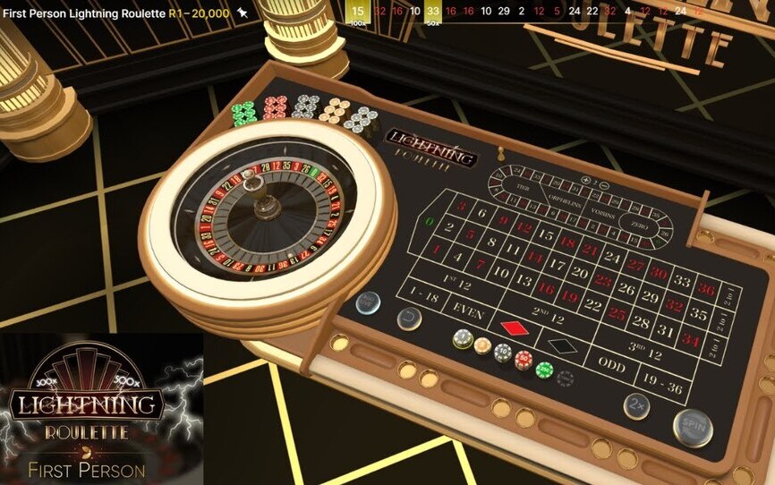 Tavolo First Person Roulette