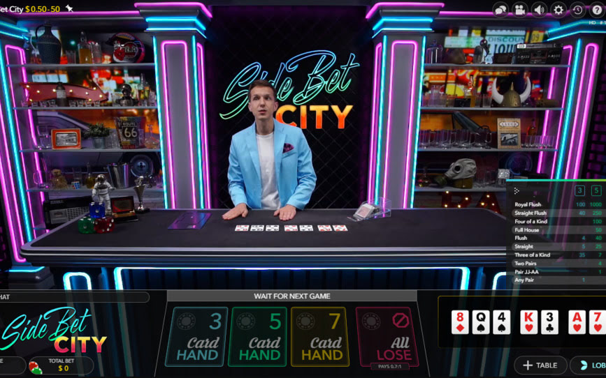 gioco Side Bet City