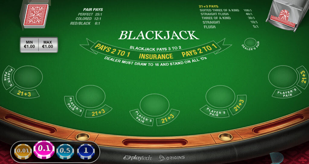 Gioco carte blackjack classico