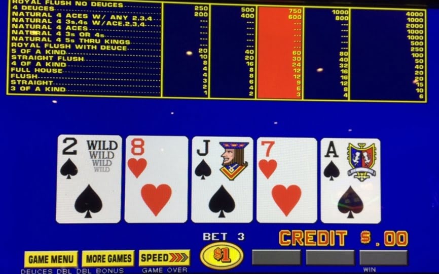 Videopoker con carte wild