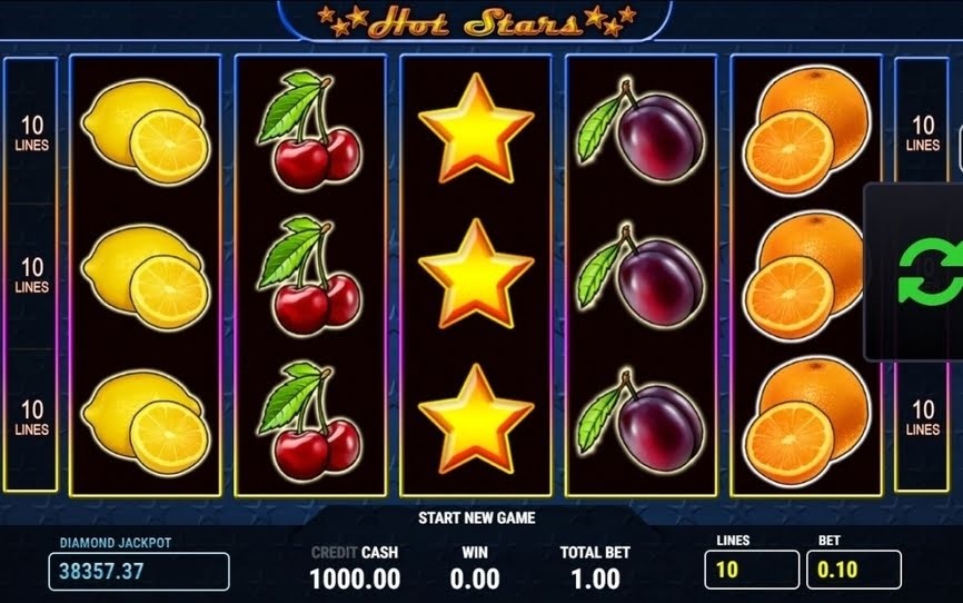 Simboli fruttati Hot Stars