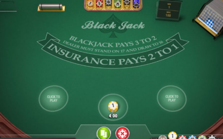 Carte blackjack versione Vegas